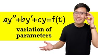 Variation of Parameters introduction amp idea [upl. by Aitetel973]