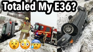 FAHREFILMS CRASHES BMW E36 ACTUAL FOOTAGE [upl. by Adekahs473]