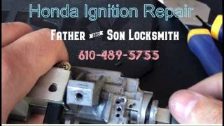 Honda Ignition Lock Repair  Step By Step Tutorial [upl. by Sopher754]