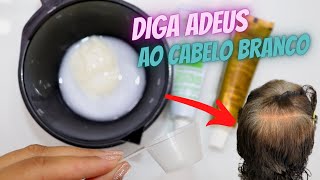 MISTURA CORRETA PARA PINTAR CABELO BRANCO O segredo que ninguém te conta [upl. by Bowles]