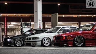 BMW E36 GANG  BAGGED EVERYTHING [upl. by Irrehs]