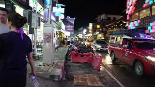 CHAWENG ROAD KOH SAMUI Thailand AT NIGHT [upl. by Phyllida]