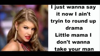 Lyrics Fergalicious  Fergie [upl. by Clemmie]