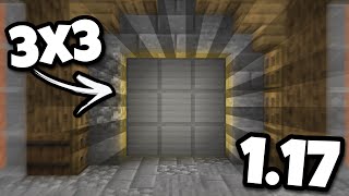 EASY 3x3 Piston Door In Minecraft Bedrock 117 Windows 10 PS5 PS4 Xbox MCPE Switch [upl. by Arual]