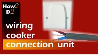 How to connect wire cooker Wiring cooker connection unit ccu [upl. by Atsyrk]