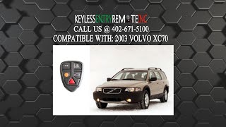 How To Replace Volvo XC70 Key Fob Battery 2003 [upl. by Daht]