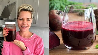 How to Make Beet Juice in a Juicer  DETOX RECIPE [upl. by Koenraad98]