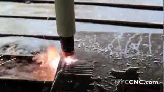 FIRST CUTS Torchmate 4x4 CNC Plasma amp Hypertherm PowerMax65 [upl. by Gaile]