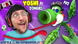 Plants Vs Zombies Indoor SNOWBALL FIGHT for Neighborville  FGTEEV Yoshi Crafted World [upl. by Olethea]