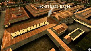 Animation of ancient Roman Fort in Caerleon Wales [upl. by Urbanus899]