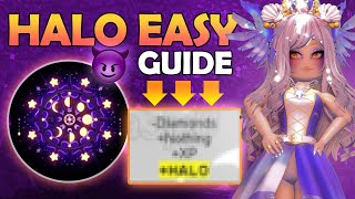 Get The NEW HALO By Using THIS GUIDE In Royalloween 2022 🎃 Royale High Halloween Update amp Tips [upl. by Eocsor]