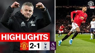 Highlights  Manchester United 21 Tottenham  Premier League [upl. by Lehcar]