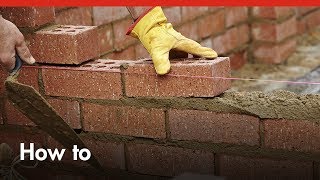 Bricklaying 101 How To Build A Brick Wall  Bunnings Warehouse [upl. by Ahtekahs990]