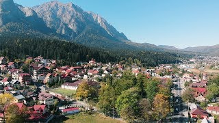 Poiana Tapului by Drone  Busteni  Romania  4K [upl. by Atnima]