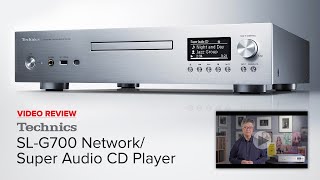 Review Technics SLG700 is a Grand Class CDSACDStreamer [upl. by Jody54]