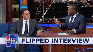 Flipped 50 Cent Interviews Stephen Colbert [upl. by Gavrah283]