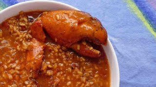 RECETA GOURMET Arroz caldoso con bogavante [upl. by Laith]