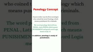 Penology [upl. by Allard]