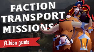 Albion Online Guide  Faction Transport Missions [upl. by Ecirtnahc]