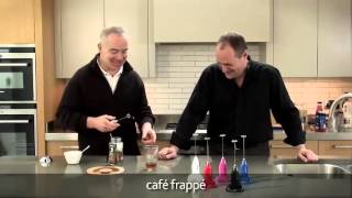 How to make a frappé coffee using an aerolatte milk frother [upl. by Otsenre]