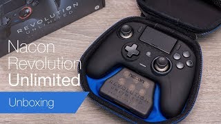 Nacon Revolution Unlimited PS4 controller unboxing [upl. by Llertak220]