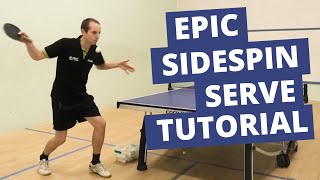 Epic sidespin serve tutorial [upl. by Turmel]