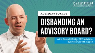 Advisory Boards Disbanding an advisory board [upl. by Balling]