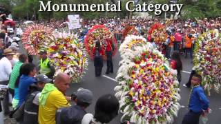 Medellin Colombia Flower Parade Desfile de Silleteros at the Feria de las Flores Flower Festival [upl. by Balling]