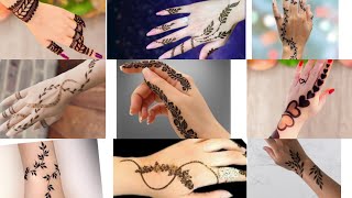 15 simple mehandi design🤩 [upl. by Mitzi]