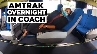 Amtrak Overnight Coach Review [upl. by Aicitan]