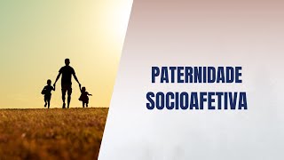 Paternidade socioafetiva [upl. by Okiam]