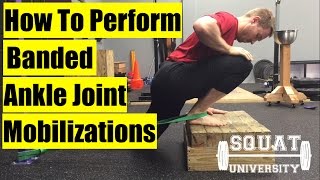 Banded Joint Mobilizations for Stiff Ankles [upl. by Wengert]