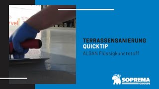 Quicktip Flüssigkunststoff  Terrassensanierung [upl. by Petronella]