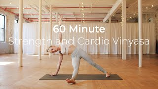 60 Minute Strength amp Cardio Vinyasa [upl. by Diahann959]