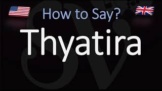 How to Pronounce Thyatira CORRECTLY [upl. by Eelaras957]