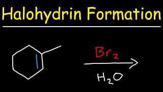 Alkene  Br2  H2O [upl. by Alana]