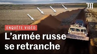 Comment larmée russe fortifie ses positions en Ukraine [upl. by Nosinned252]