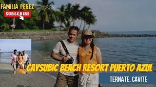 CAYSUBIC BEACH RESORT PUERTO AZUL TERNATE CAVITE [upl. by Lirbij]