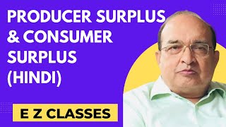 Producer Surplus amp Consumer Surplus HINDI [upl. by Elsy464]