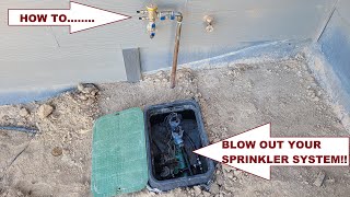 How to Blow Out a Sprinkler System [upl. by Sej]