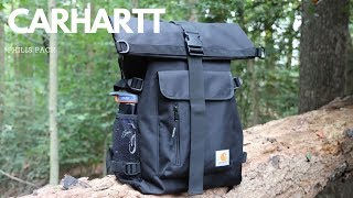 Carhartt Philis Backpack Rugged Rolltop Working Mans Everyday Carry EDC [upl. by Yhotmit]