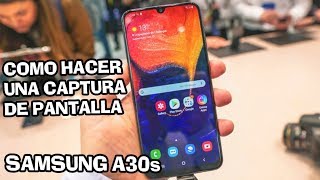 SAMSUNG A30s 👍Cómo Hacer una Captura Screenshot FÁCIL 📲 OrientadorMovil [upl. by Margarita]