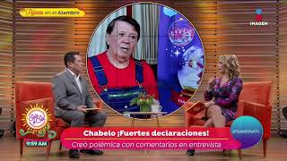 Chabelo sorprende con grosera respuesta contra reportera  Sale el Sol [upl. by Nosidam]