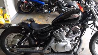 Virago 250 XV250 Exhaust [upl. by Iznik440]