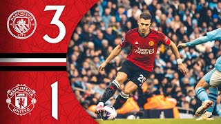 Man City 31 Man Utd  Match Recap [upl. by Iain652]