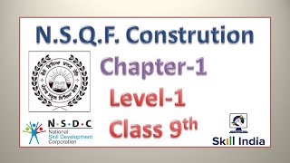 NSQF Construction Class 9th part1 basic elements of building structure [upl. by Agee]