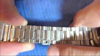 WATCH BAND ADJUSTMENT  RESIZE  HOW TO [upl. by Hteazile]