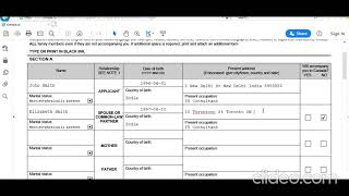 Imm 5707e Imm5707e Family Information Form for Canada Full Information How to Fill Step by Step [upl. by Zea]