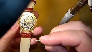 How to jumpstart stuck mechanical watch [upl. by Aitahs]