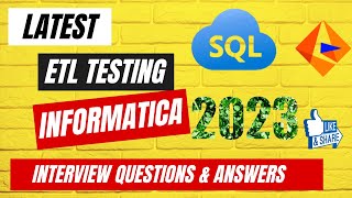 Latest Informatica ETL Testing SQL Interview Questions and Answers 2023 [upl. by Buerger68]